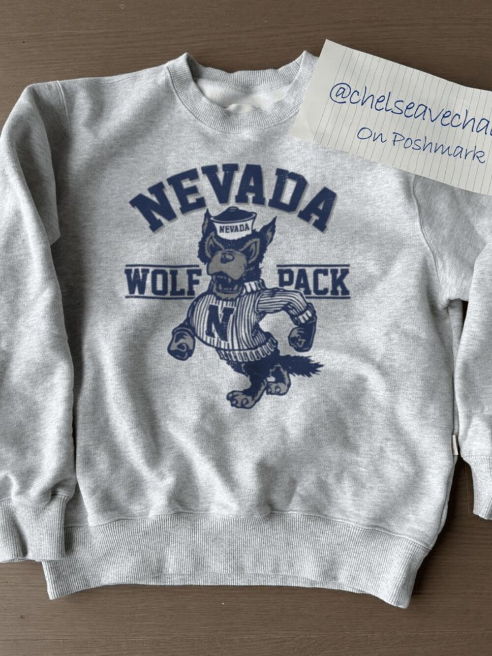 Vintage University of Nevada Reno Wolf Pack Sweatshirt, Nevada Wolf Pack Shirt